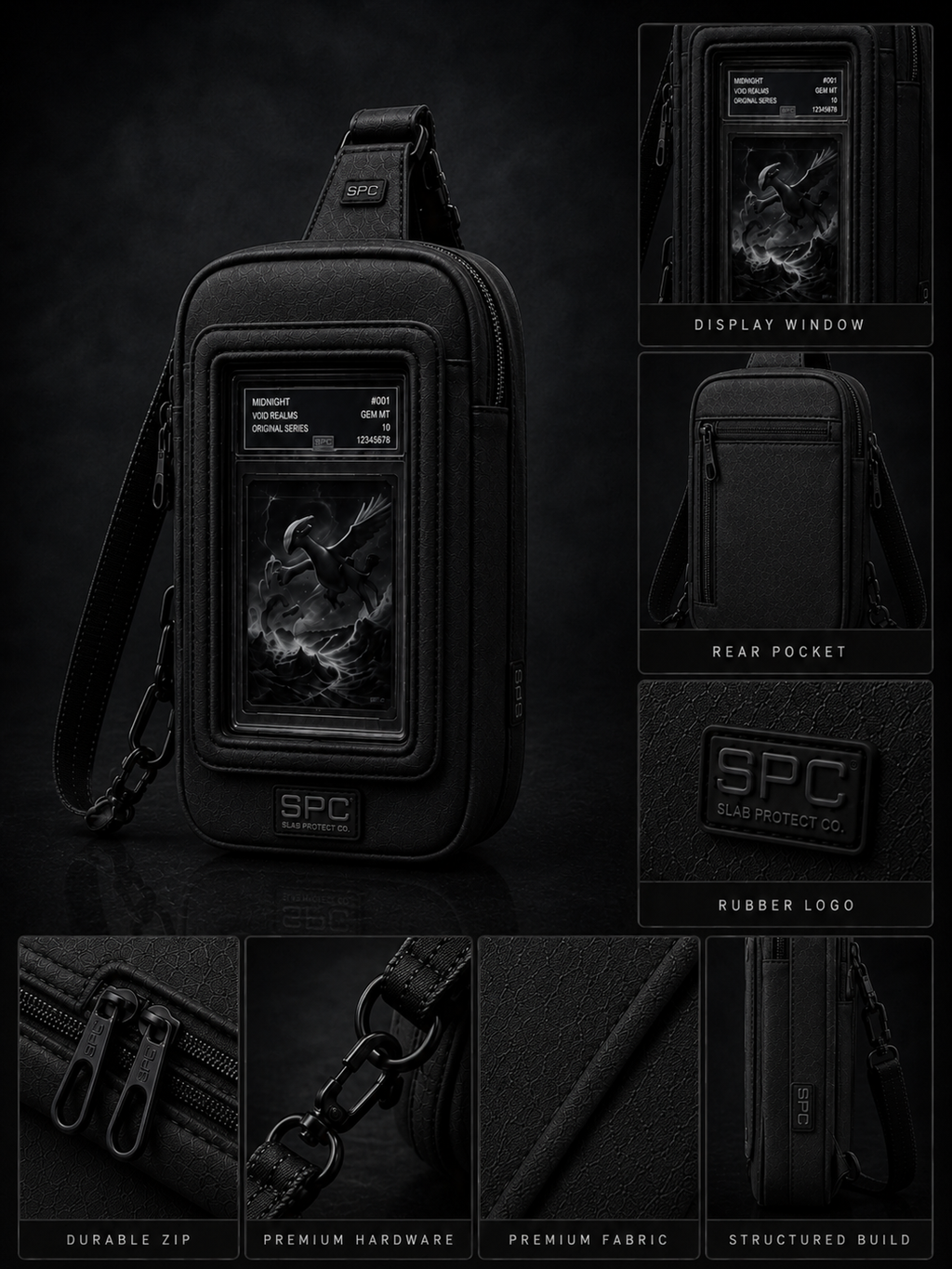 SPC 001 | Base set | Blackout | Premium Graded Card Slab Bag