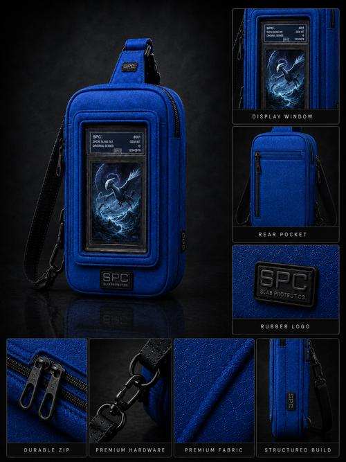 SPC 001 | Launch Blue | Premium Graded Card Slab Bag