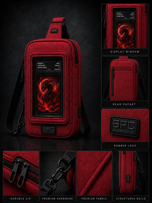 SPC 001 | Launch Red | Premium Graded Card Slab Bag